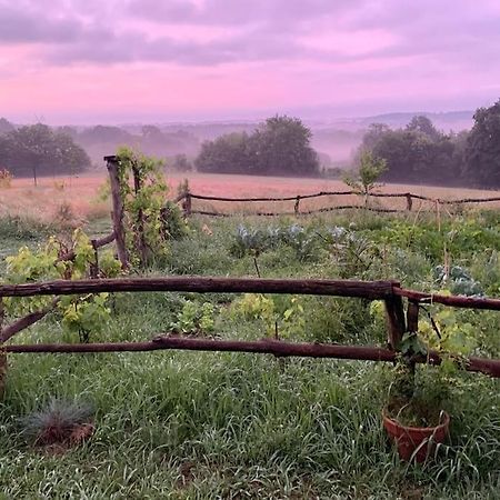La Roulotte Du Chateau De Framboise Dumes ภายนอก รูปภาพ